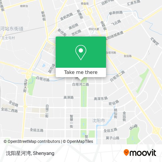 沈阳星河湾 map
