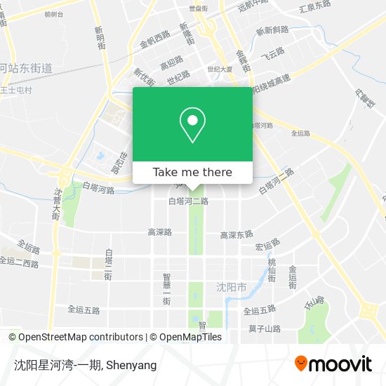 沈阳星河湾-一期 map