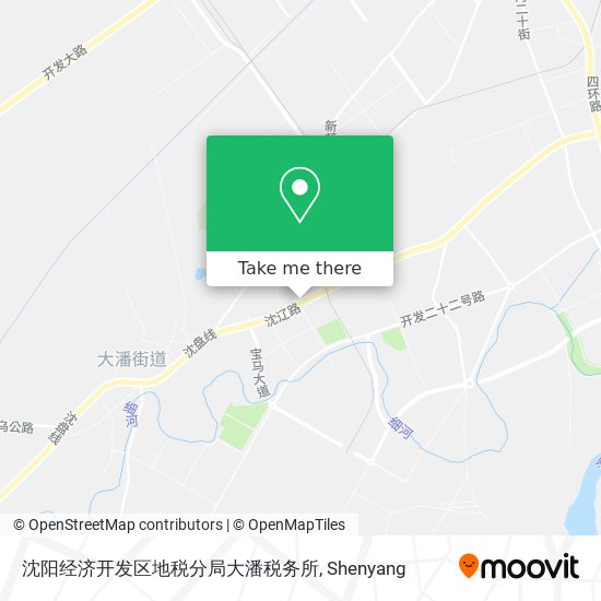 沈阳经济开发区地税分局大潘税务所 map