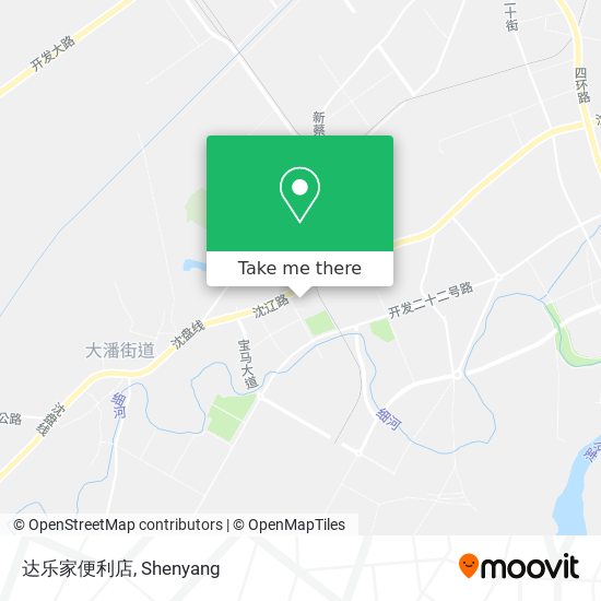 达乐家便利店 map