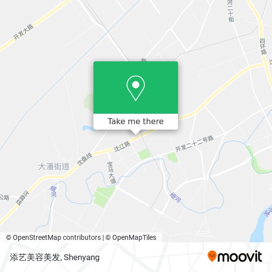 添艺美容美发 map