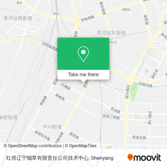 红塔辽宁烟草有限责任公司技术中心 map