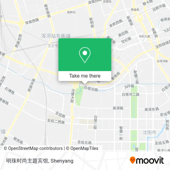 明珠时尚主题宾馆 map