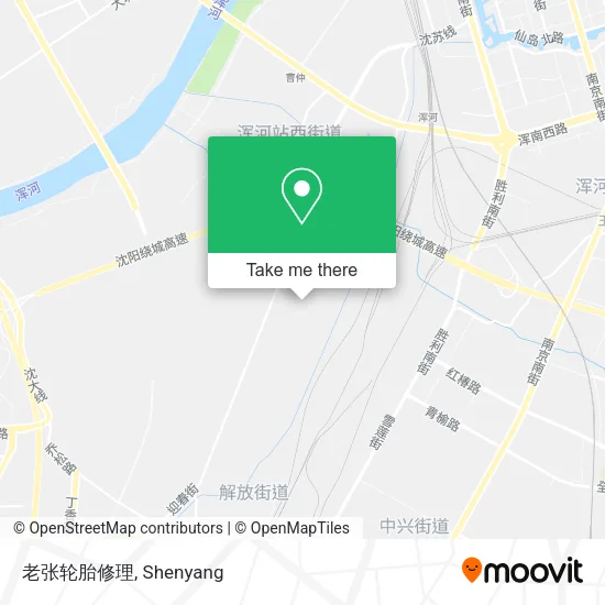 老张轮胎修理 map