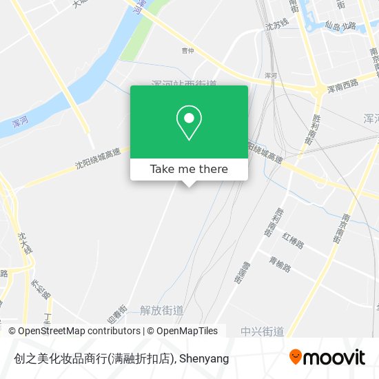 创之美化妆品商行(满融折扣店) map