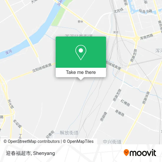 迎春福超市 map