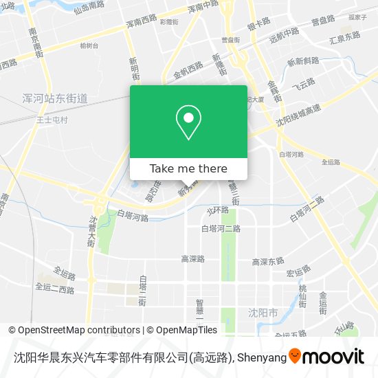 沈阳华晨东兴汽车零部件有限公司(高远路) map