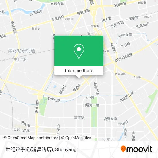 世纪跆拳道(浦昌路店) map
