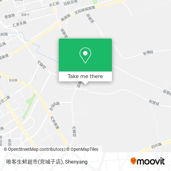 唯客生鲜超市(营城子店) map