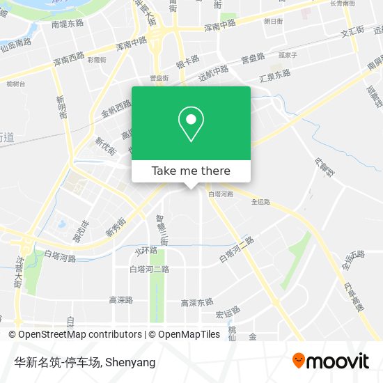 华新名筑-停车场 map