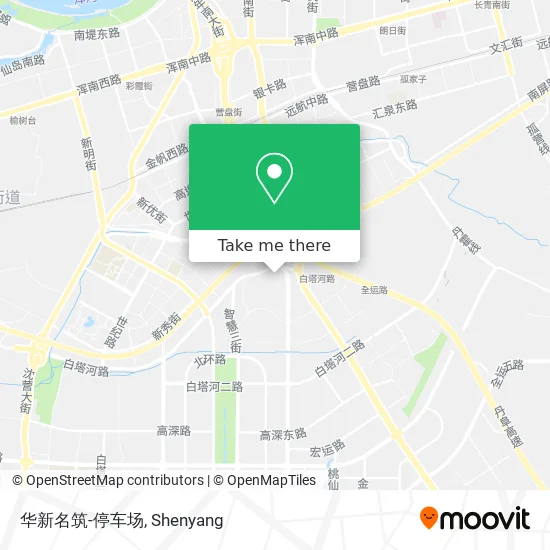 华新名筑-停车场 map