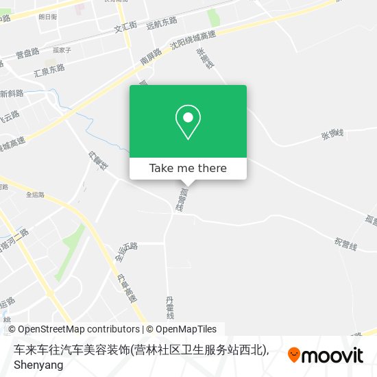 车来车往汽车美容装饰(营林社区卫生服务站西北) map