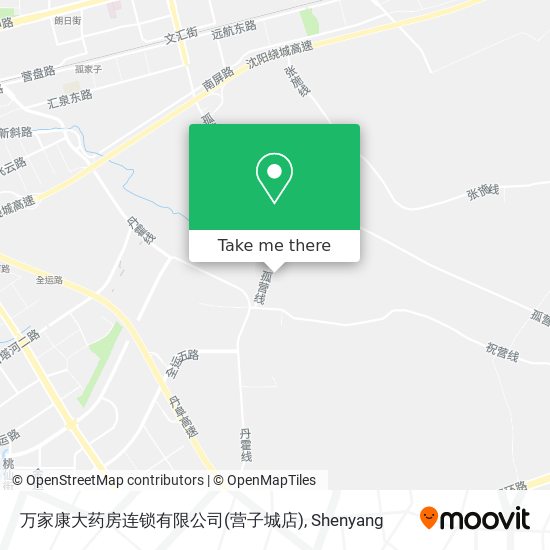 万家康大药房连锁有限公司(营子城店) map