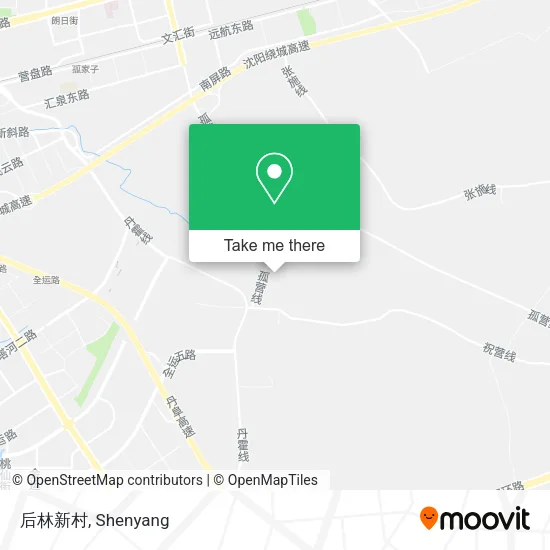 后林新村 map