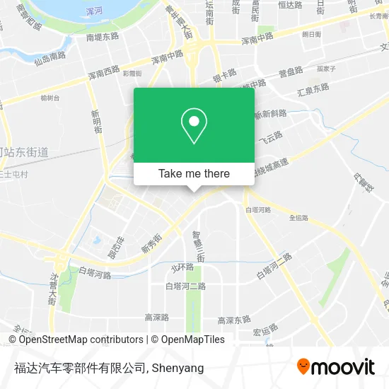 福达汽车零部件有限公司 map