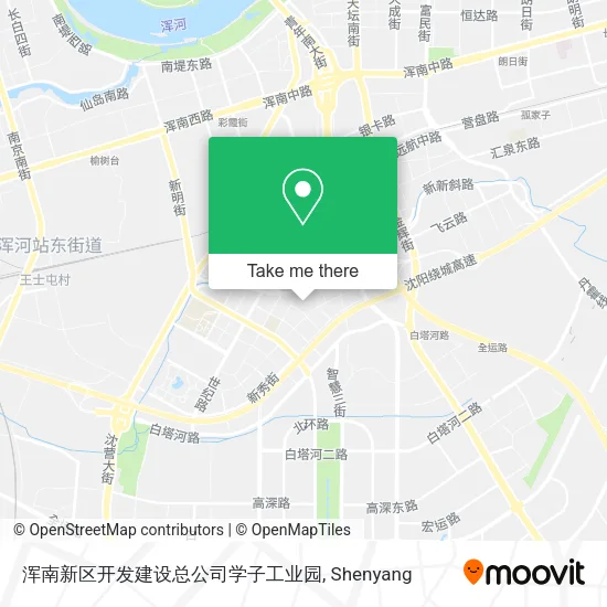 浑南新区开发建设总公司学子工业园 map