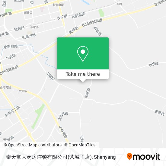奉天堂大药房连锁有限公司(营城子店) map