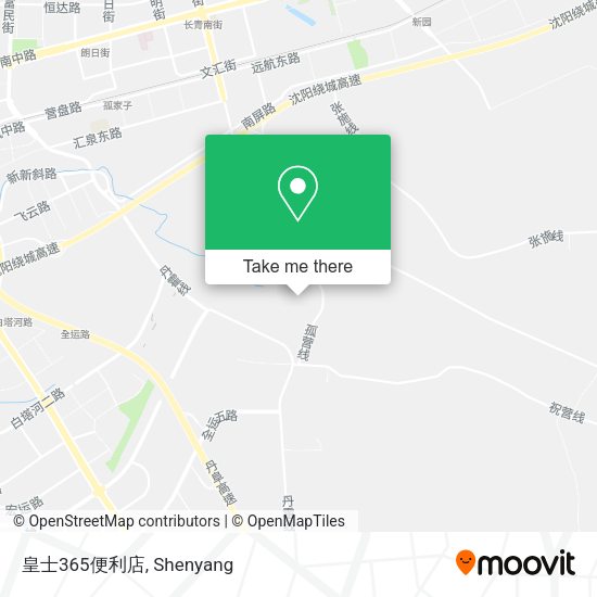 皇士365便利店 map