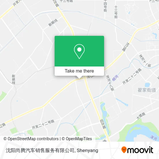 沈阳尚腾汽车销售服务有限公司 map