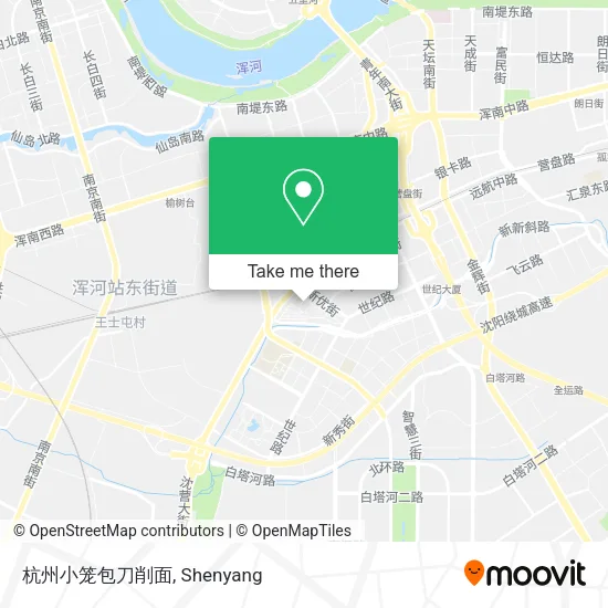 杭州小笼包刀削面 map