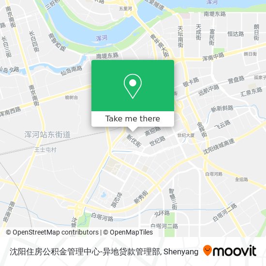 沈阳住房公积金管理中心-异地贷款管理部 map