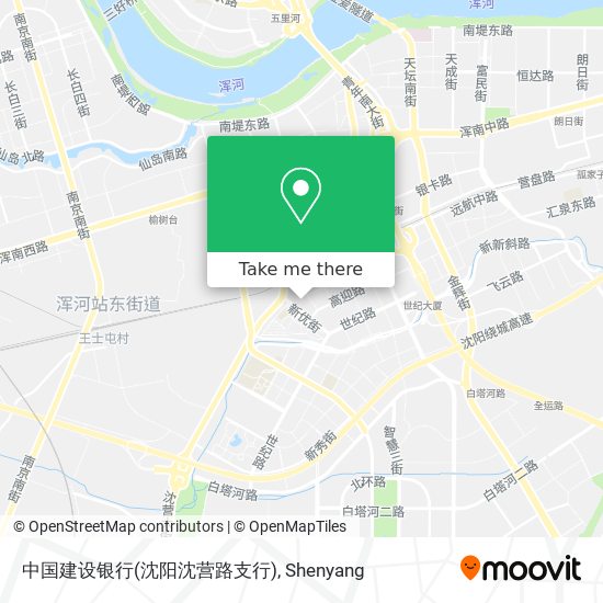 中国建设银行(沈阳沈营路支行) map