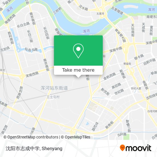 沈阳市志成中学 map