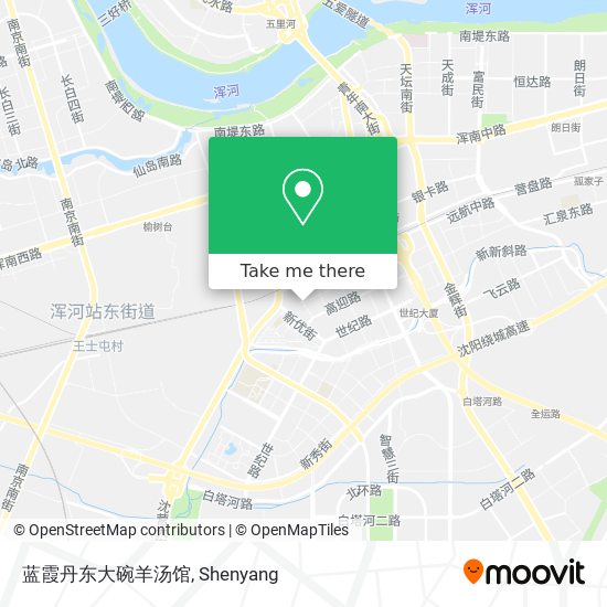 蓝霞丹东大碗羊汤馆 map