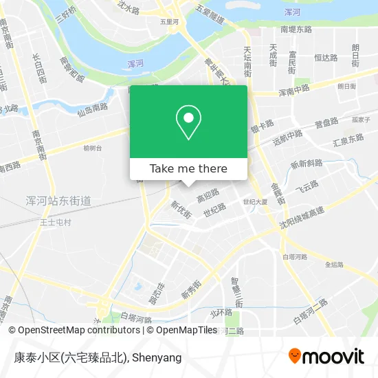康泰小区(六宅臻品北) map