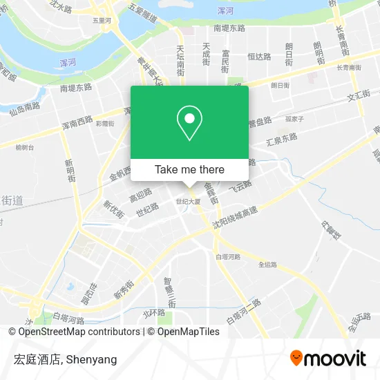 宏庭酒店 map
