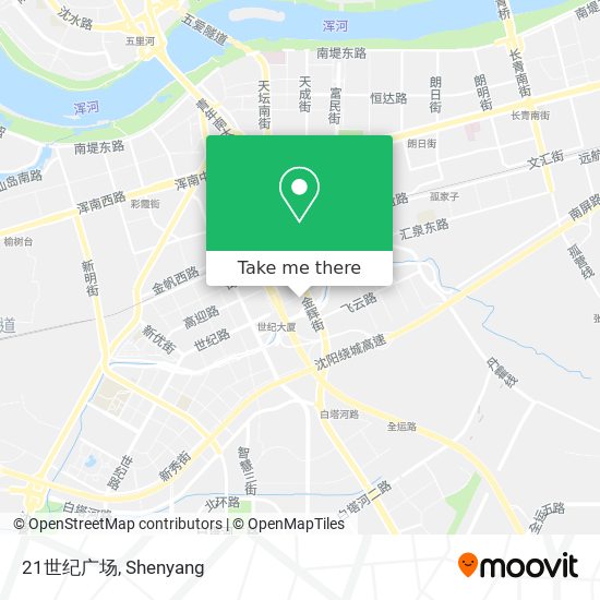 21世纪广场 map