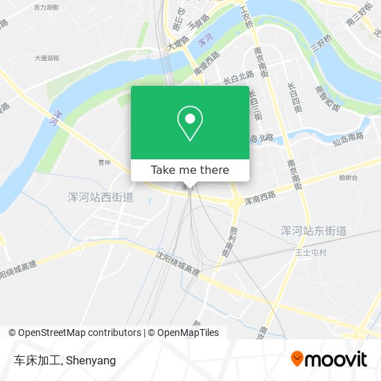 车床加工 map
