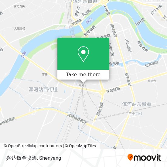 兴达钣金喷漆 map