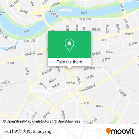 南科财富大厦 map