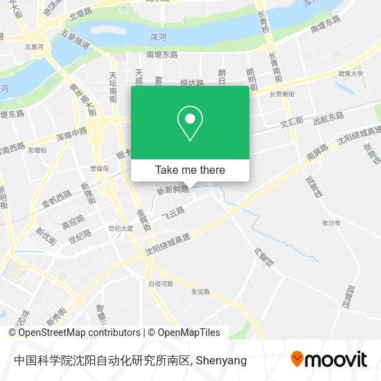 中国科学院沈阳自动化研究所南区 map
