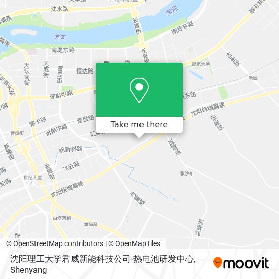 沈阳理工大学君威新能科技公司-热电池研发中心 map