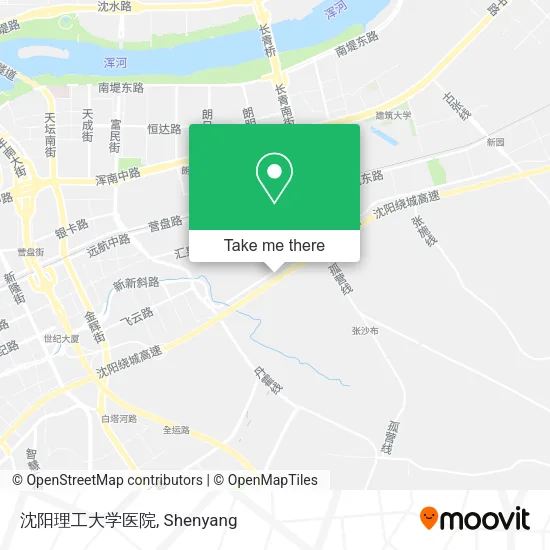 沈阳理工大学医院 map
