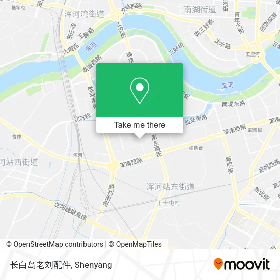 长白岛老刘配件 map