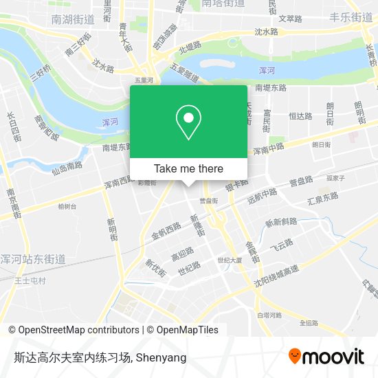 斯达高尔夫室内练习场 map