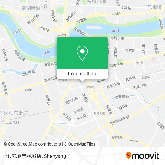 讯房地产融城店 map