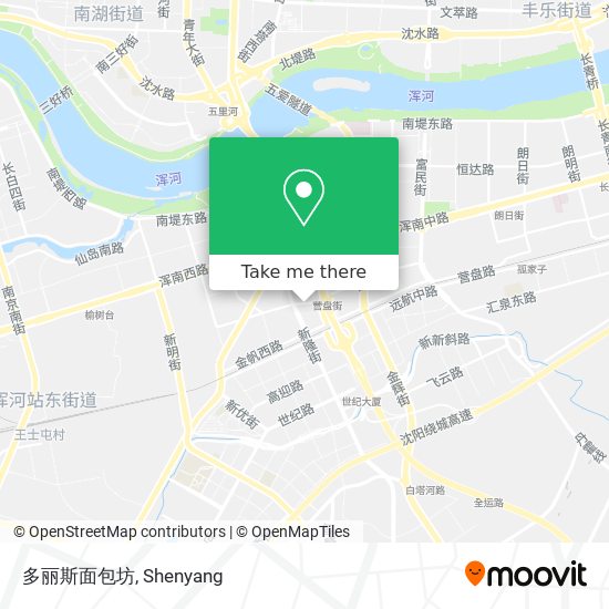 多丽斯面包坊 map