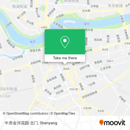 中房金河花园-北门 map