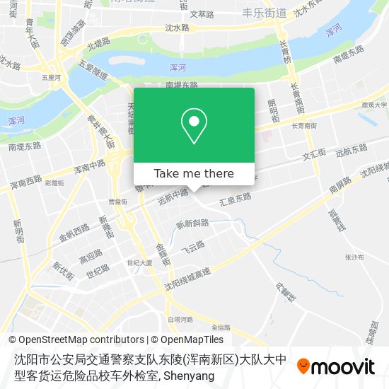 沈阳市公安局交通警察支队东陵(浑南新区)大队大中型客货运危险品校车外检室 map