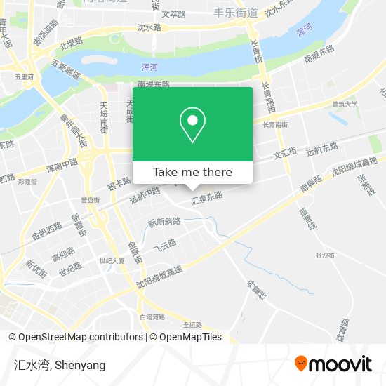 汇水湾 map