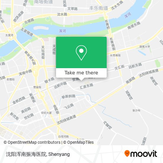 沈阳浑南振海医院 map