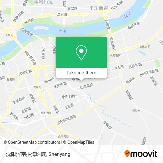 沈阳浑南振海医院 map