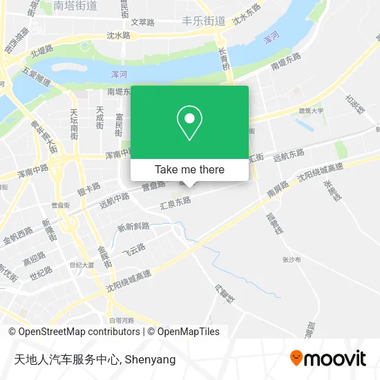 天地人汽车服务中心 map