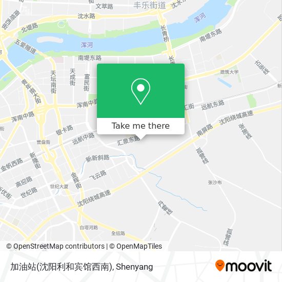 加油站(沈阳利和宾馆西南) map