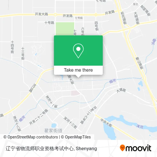 辽宁省物流师职业资格考试中心 map