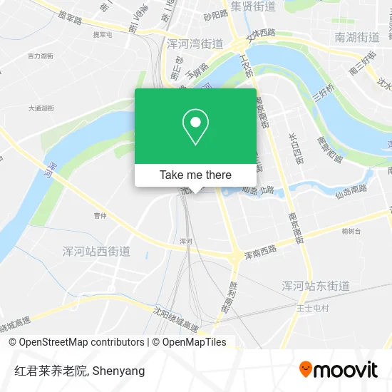红君莱养老院 map
